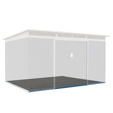 WPC burkolat fém kerti tárolóhoz<br>340 x 142 cm