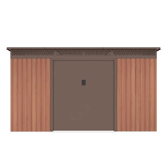 Fém kerti tároló<br>340 x 269 cm