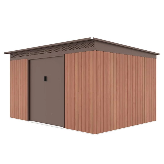 Fém kerti tároló<br>340 x 269 cm