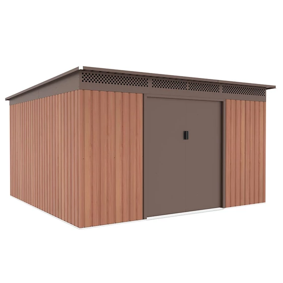 Fém kerti tároló<br>340 x 333 cm