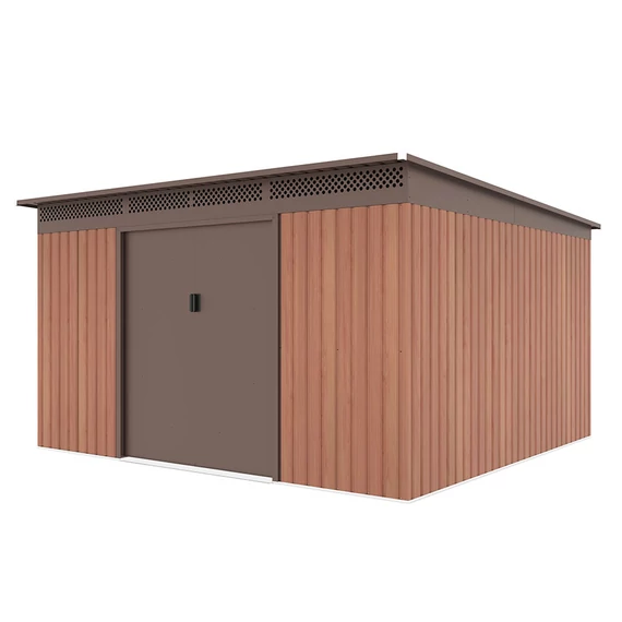 Fém kerti tároló<br>340 x 333 cm