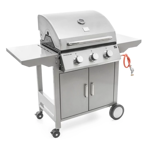 G21 Oklahoma BBQ Premium line gázgrill, 3 égőfej + ajándék nyomáscsökkentő