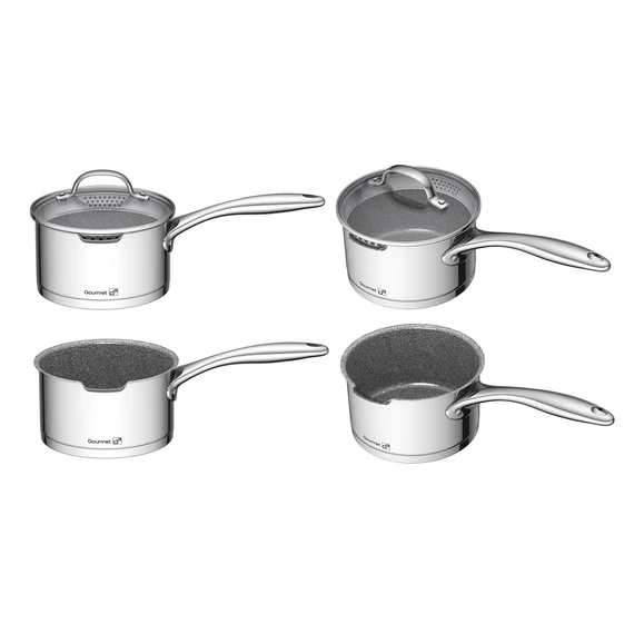 G21 Gourmet Miracle 9 darabos edénykészlet  rozsdamentes acél / greblon