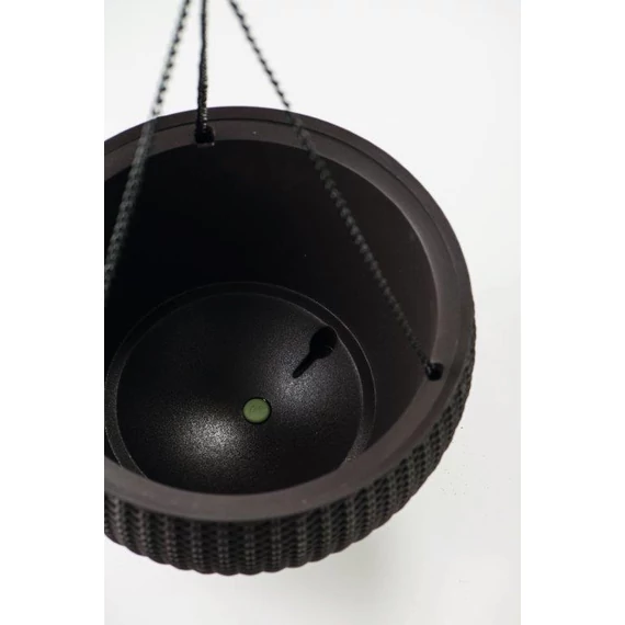Keter Hanging Sphere függesztett virágtartó, whiskey barna
