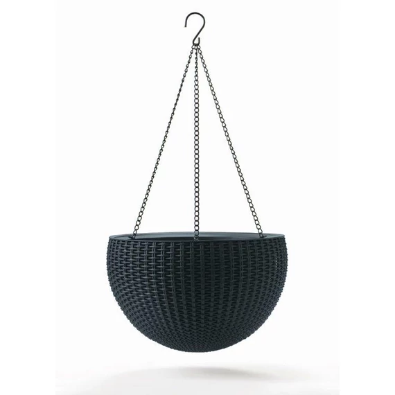 Keter Hanging Sphere függesztett virágtartó, grafit