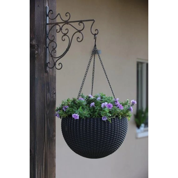 Keter Hanging Sphere függesztett virágtartó, grafit
