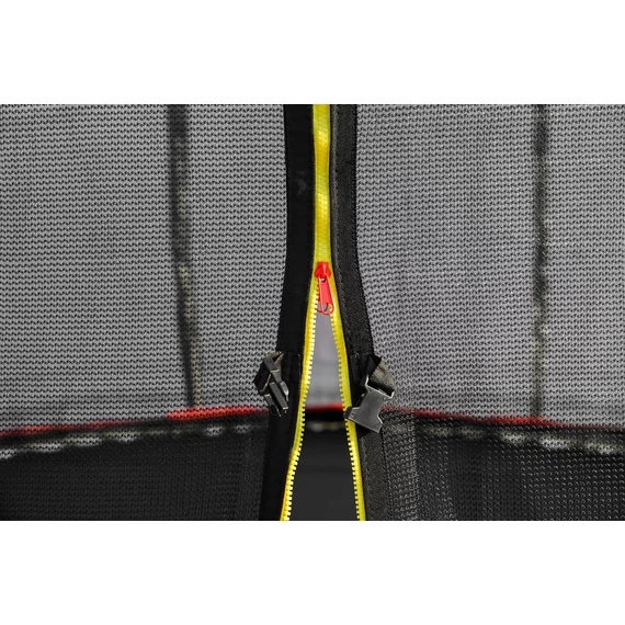 G21 SpaceJump trambulin védőhalóval, 305 cm, ajándék létrával, fekete színben