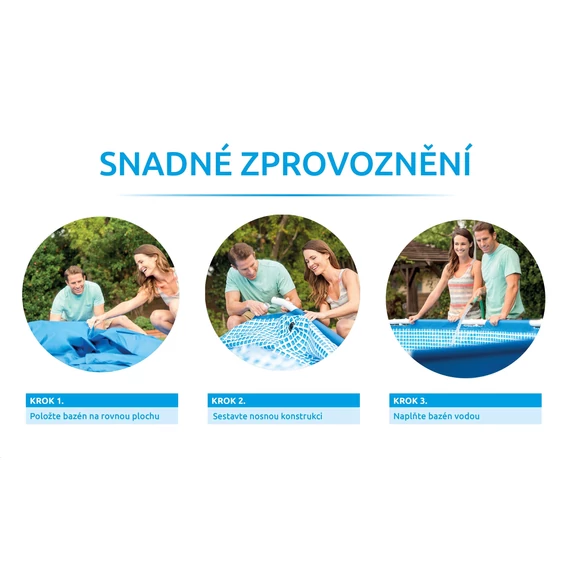 Úszómedence Marimex Florida 3,66 x 1,22 m tartozékok nélkül