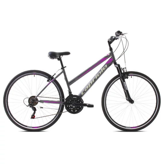 Capriolo SUNRISE L 28"/18HT ezüst-rózsaszínű trekking kerékpár