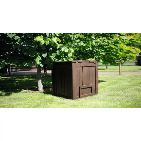 Keter Deco komposztáló 340 L, whiskey barna