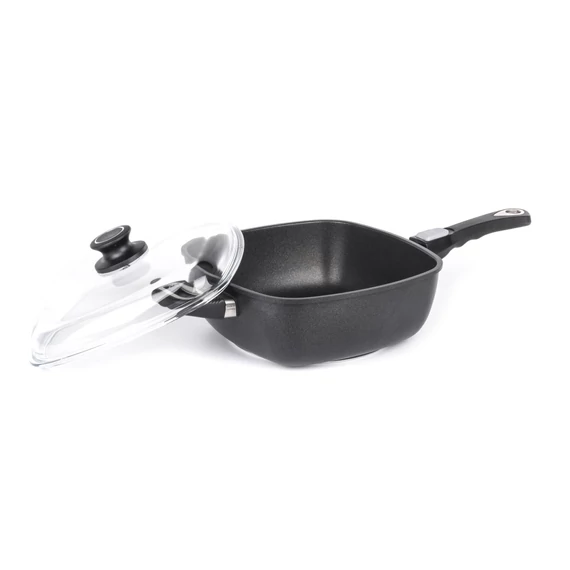 G21 Cook mély serpenyő fedéllel és levehető fogantyúval, 26 cm