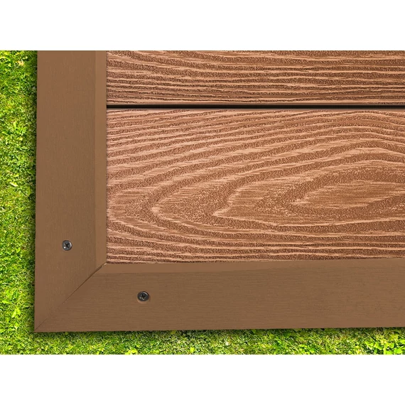 G21 élzáró Light Wood 4,5 x 4,5 x 300 cm, WPC anyag