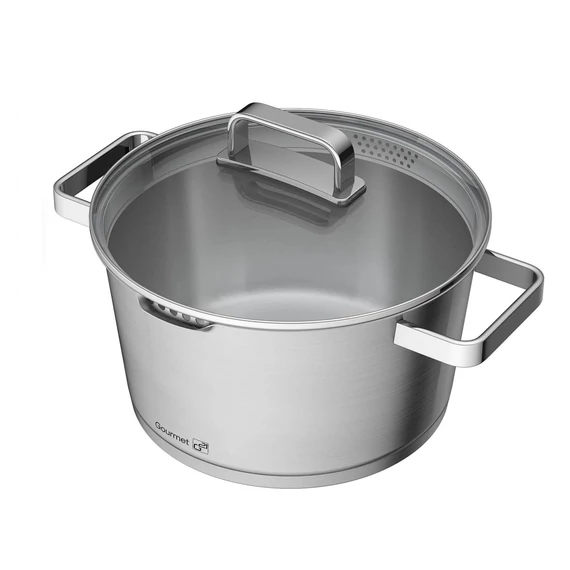 G21 Gourmet Magic edénykészlet, extra serpenyővel, 11 darabos, rozsdamentes acél