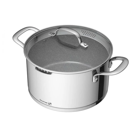 G21 Gourmet Miracle edénykészlet, egy serpenyővel több, 11 darabos, rozsdamentes acél/greblon