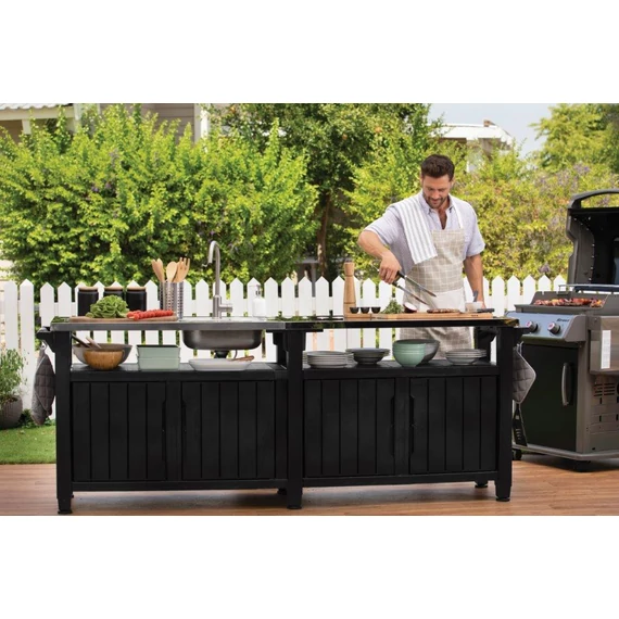 Keter UNITY Chef 415 L grill asztal, grafit, sérült csomagolás