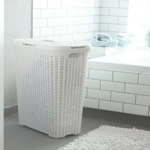 Curver Style szennyestartó kosár 60L krém fehér