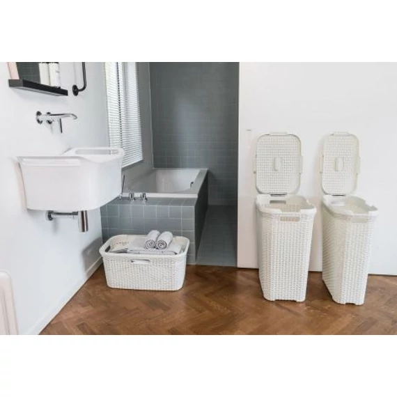 Curver Style ruháskosár 45L krém fehér