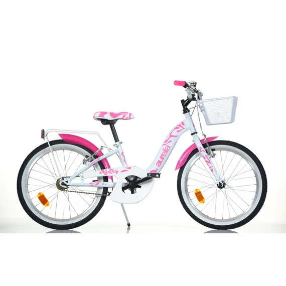 Detský bicykel Dino Bikes 204R biele 20" dievčenské