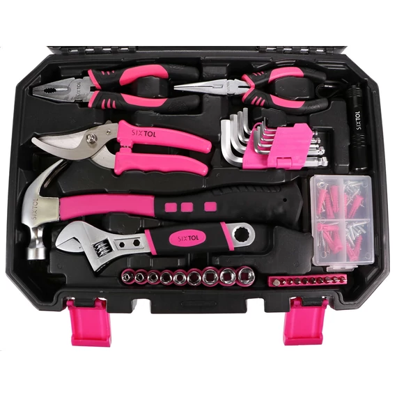 Sixtol HOME PINK 128 szerszámkészlet