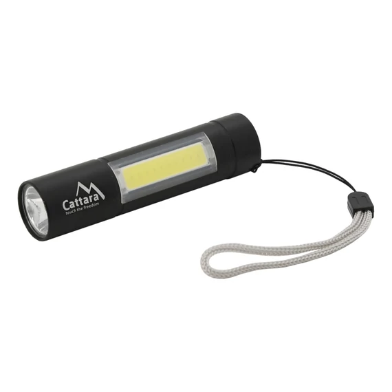 Cattara zseblámpa LED 120lm tölthető