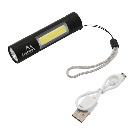 Cattara zseblámpa LED 120lm tölthető