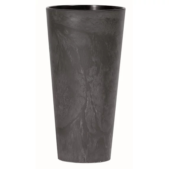 Prosperplast TUBUS SLIM BETON EFFECT kaspó antracit 30 cm