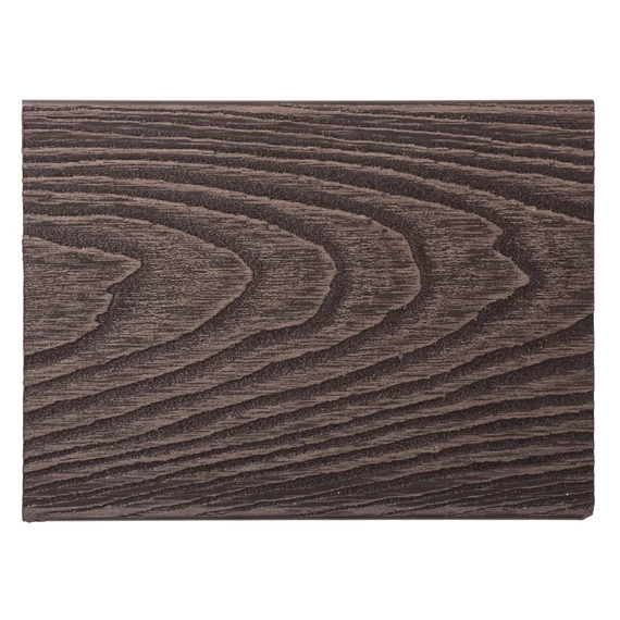 G21 kütléri burkolólap 2,5 x 14,8 x 300 cm, Dark Wood, kerek lyukakkal, WPC