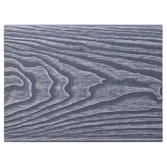 G21 kültéri burkolólap 2,5 x 14,8 x 300 cm, Silver Wood kerek lyukakkal, WPC