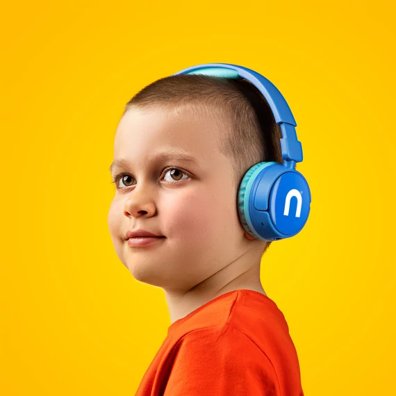 Niceboy HIVE fejhallgató Kiddie Blue