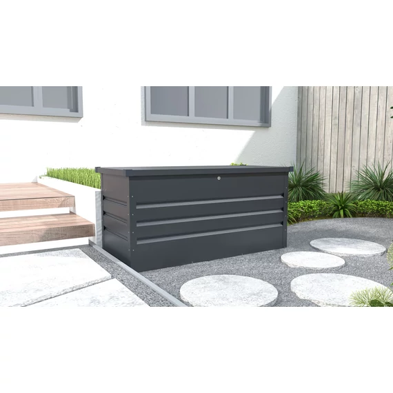 Kerti láda G21 Denver 400 L, antracit fém