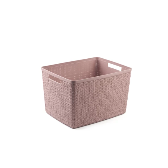 Curver Jute L doboz 20L rózsaszín