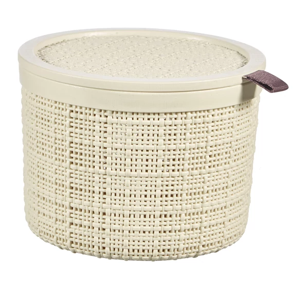 Curver Jute doboz kerek 2L bézs