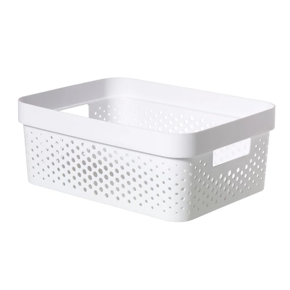 Curver Infinity Dots doboz 11L fehér