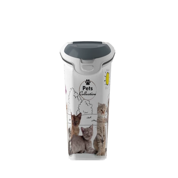 Curver Cats állateledel tároló tartály , 10 kg / 23 l