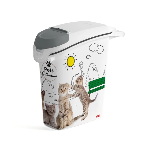 Curver Cats állateledel tároló tartály , 10 kg / 23 l