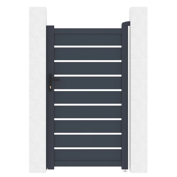 Kapu G21 Reno 100x176 cm jobb, antracit
