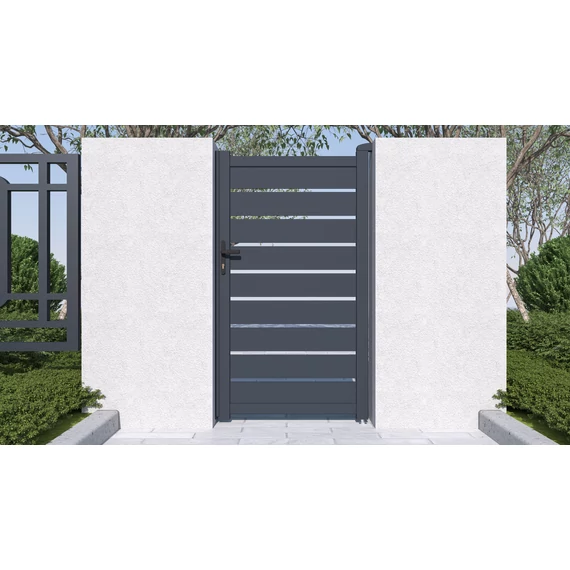 Kapu G21 Reno 100x176 cm jobb, antracit