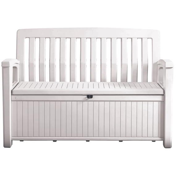 Keter Patio Bench kerti pad, fehér