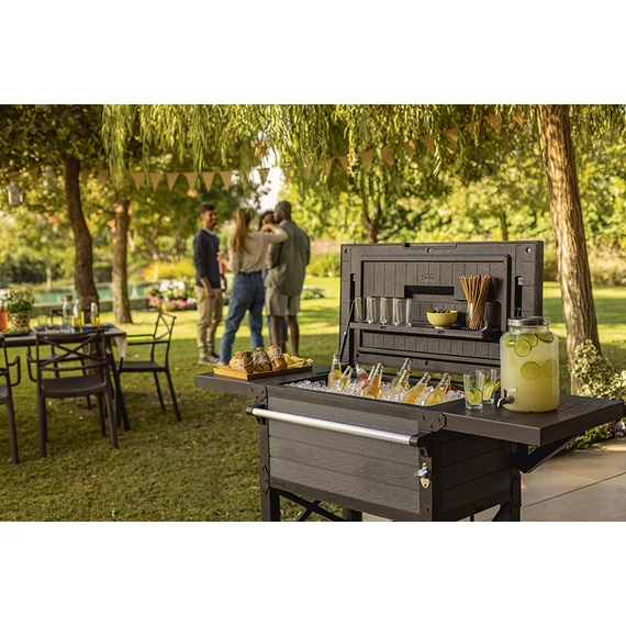 Keter Patio Cooler kerti asztal, szürke