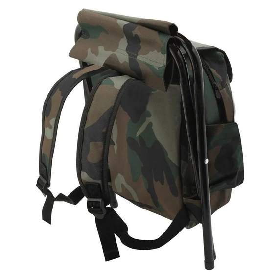Cattara OLBIA ARMY összecsukható kempingszék hátizsákkal, khaki terepszínű