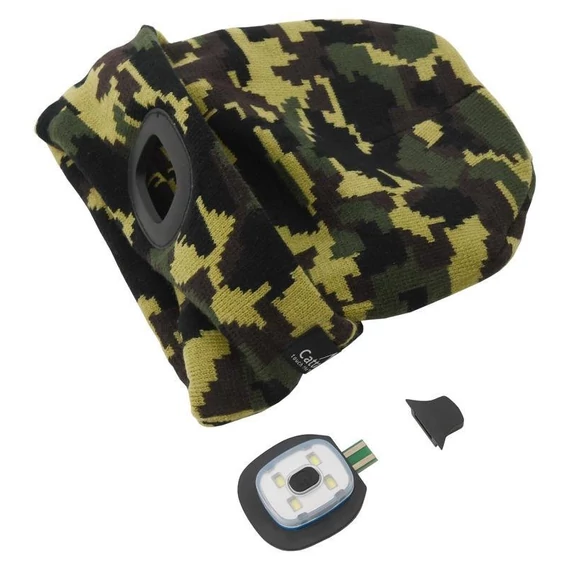 Cattara ARMY fejlámpa sapka USB-töltéssel