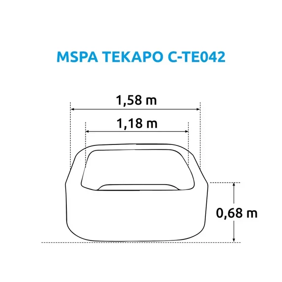 Felfújható pezsgőfürdő Marimex MSPA Tekapo C-TE042