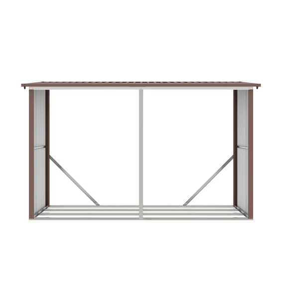 Prístrešok na drevo G21 WOH 682 - 302 x 119 cm, hnedý - poškodený obal