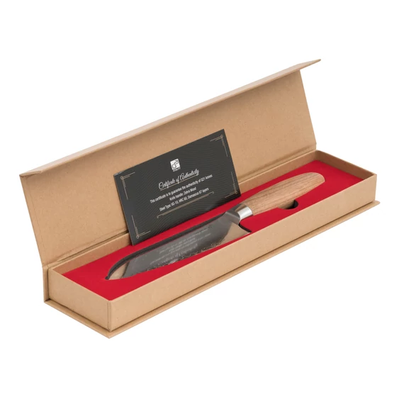 G21 Gourmet Damaszkusz 17 cm, Santoku kés, zebrawood markolat