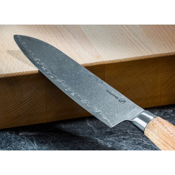 G21 Gourmet Damaszkusz kés18 cm,  zebrawood markolat