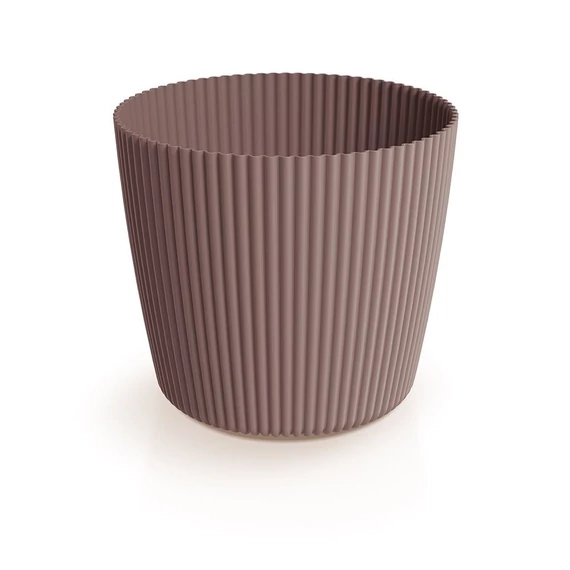 Virágcserép Prosperplast MILLY ROUND marsala 23,6 cm