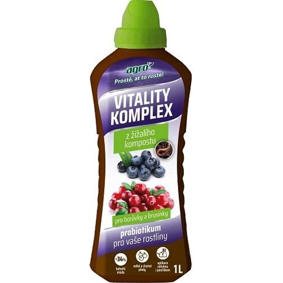 Agro Vitality Komplex áfonya és vörös áfonya tápoldat, 1 l