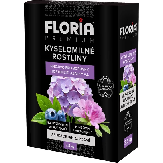 Agro FLORIA trágya savanyú talajt kedvelő növényekhez – 2,5 kg