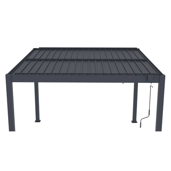 Bioklimatikus pergola G21 Austin 3x3 m, antracit alumínium - sérült csomagolás