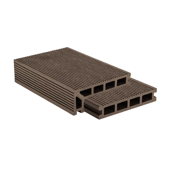 G21 kültéri padlóburkolat 2,5 x 14 x 300 cm, Indiai teak szín, WPC anyag